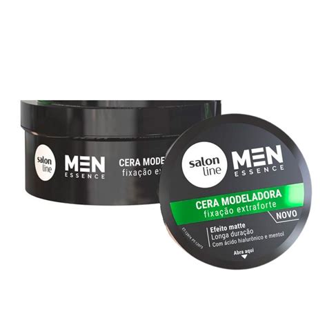 Cera Modeladora Men Essence Fixa O Extraforte Efeito Matte