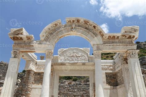 Temple of Hadrian in Ephesus Ancient City 10298889 Stock Photo at Vecteezy