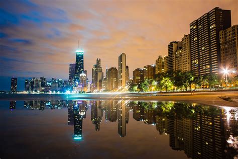 Lake Shore Drive Chicago Skyline Canvas Photography Hancock - Etsy