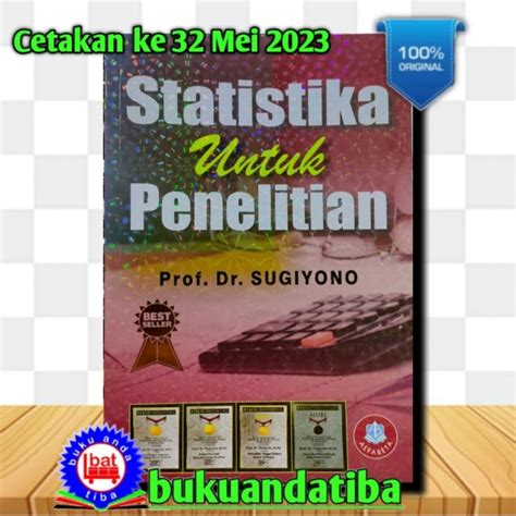 Jual Buku Statistika Untuk Penelitian Prof Dr Sugiyono Original