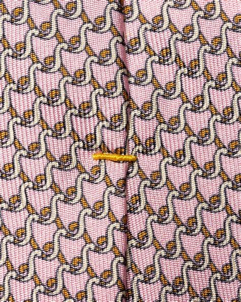 Geometric Print Silk Tie Eton