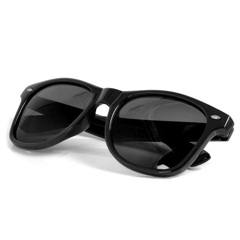 Black Retro Polarized Sunglasses In Stock Evershade