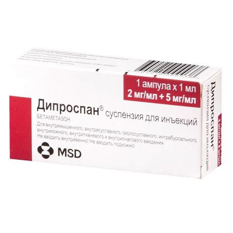 Аналоги препарату Дипроспан суспензія в ампулі по 1 мл - MSD : за ...