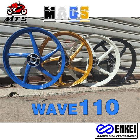 ENKEI 522 5L Mags GR5 Thailand Honda Wave110 XRM110 100 SAME RS125 FI