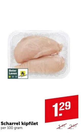 Scharrel Kipfilet Aanbieding Bij Coop