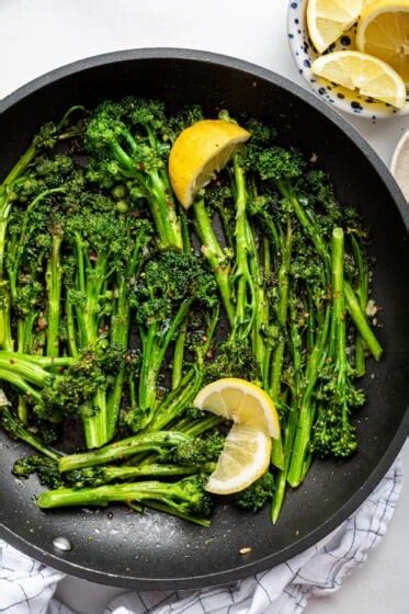 Easy 10 Minute Sautéed Broccolini Eating Bird Food