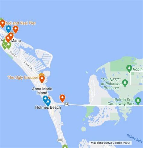 A Map Of The Best Beaches On Anna Maria Island And Things To Do On Anna