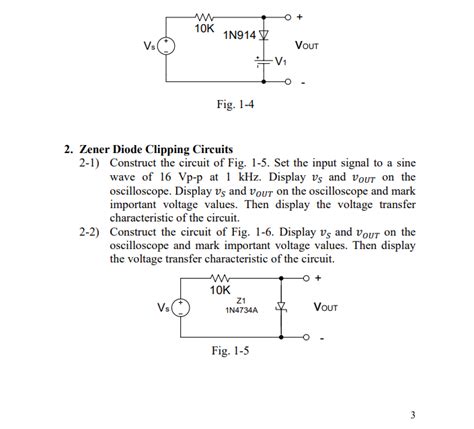 Procedure 1. PN-Junction Diode Clipping Circuits 1-1) | Chegg.com