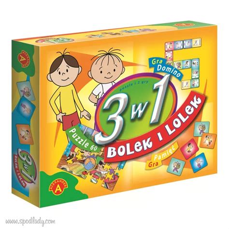 Zestaw Gier Bolek I Lolek 3 W 1 Spod Lady Retro Prezenty