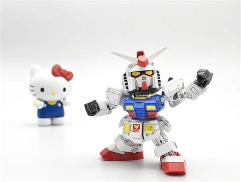 This Sd Ex Standard Hello Kitty X Rx 78 2 Gundam Will Be Released Soon