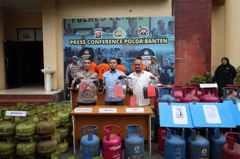 Polda Banten Berhasil Bongkar Pengoplos Tabung Gas Tangerang News