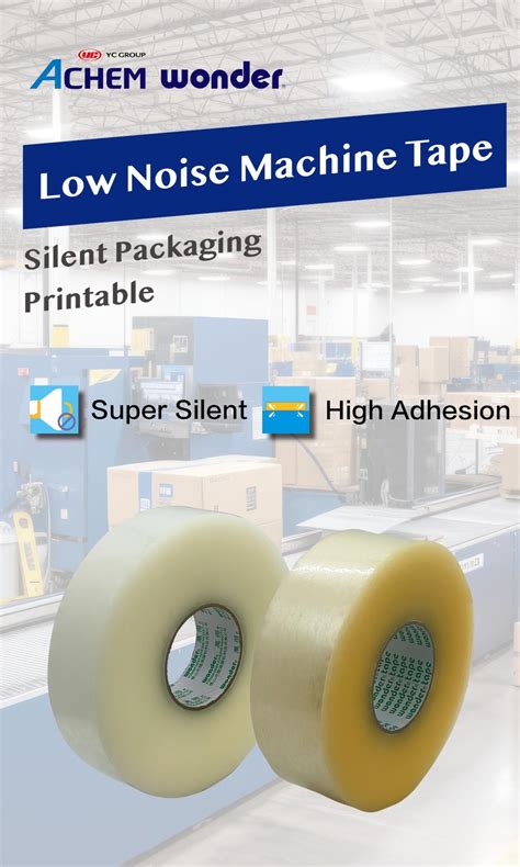 Low Noise Sealing Tape Wonder Brand Acrylic Self Adhesive Packaging