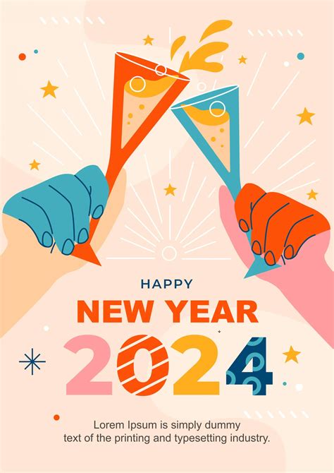 Free 2024 Happy New Year Cards, Posters and Templates |UPDF