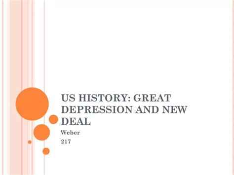 Ppt Us History Great Depression And New Deal Powerpoint Presentation