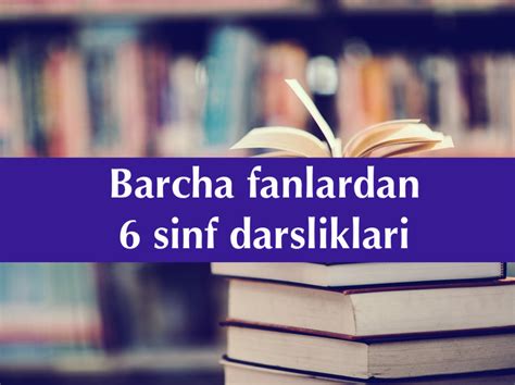 Ona Tili Fanidan 6 Sinf Darslik Kitob Pdf Formatda 6 Sinf Ona Tili