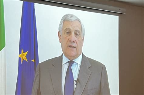 IAI On Twitter Il Ministro ItalyMFA Antonio Tajani Con Un Video