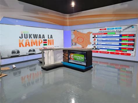 Citizen Tv Launches New State Of The Art Election Studio