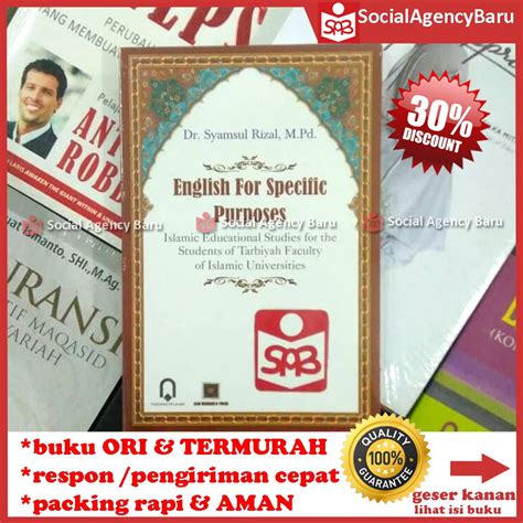 Jual English For Specific Purposes Syamsul Rizal Shopee Indonesia