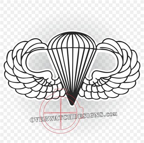 United States Army Airborne School Parachutist Badge Airborne Forces ...