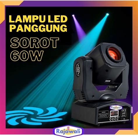 Jual Lampu Sorot Disco Tembak Lighting Sound System Disko Putar Mini