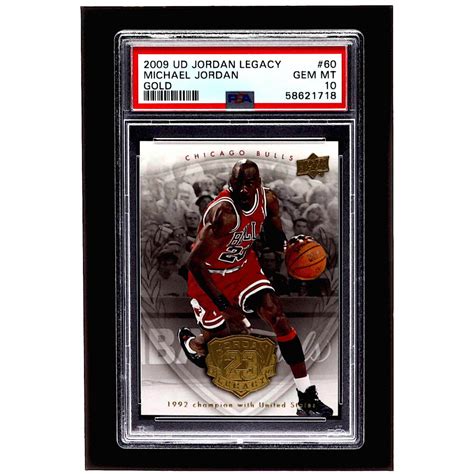 Michael Jordan 2009 10 Upper Deck Michael Jordan Legacy Collection Gold