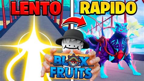 ¿cual Es La Fruta Mas Rapida De Blox Fruits ⚡ Youtube