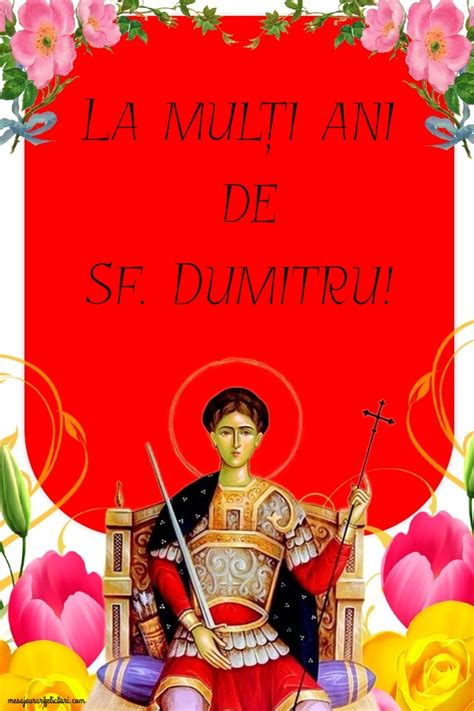 Felicitari aniversare De Sfantul Dumitru La mulți ani de Sf Dumitru