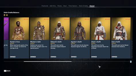 How To Unlock All The Legendary Outfits In Assassins Creed Origins