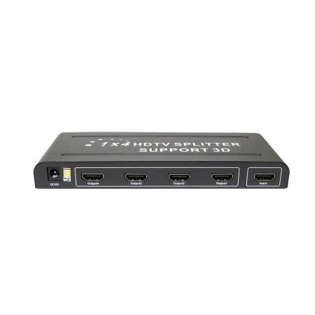 Splitter HDMI divisor 1 entrada x 4 saídas v1 4 3D 1080P MGA Comercial