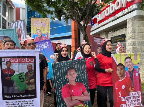 Teman Teman Sekampus Rizky Ridho Euforia Rayakan Kelolosan Timnas U 23