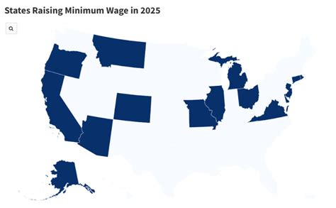 Map Shows States Raising Minimum Wage In 2025 Newsweek