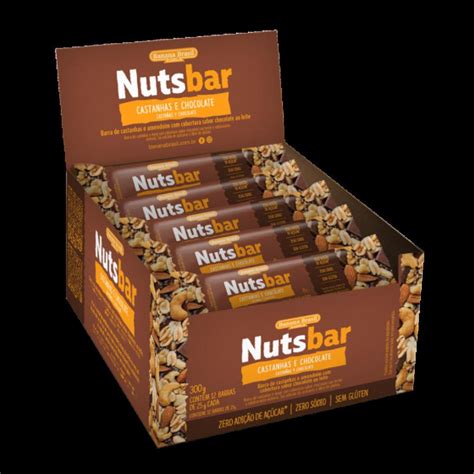 Nutsbar Castanhas E Chocolate Banana Brasil Di Submarino