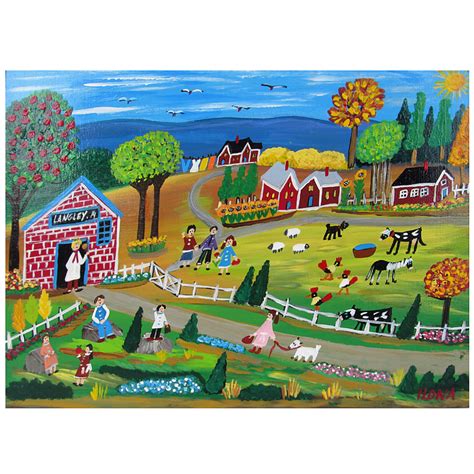 Ilona Fekete Folk Art Paintings for Sale | Main Street Gallery