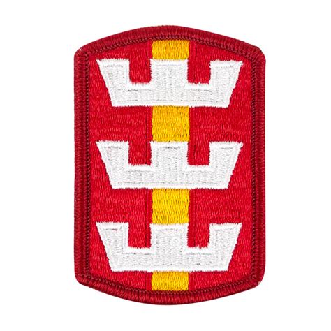 130th Engineer Brigade Patch Color Stars N Stripes Co