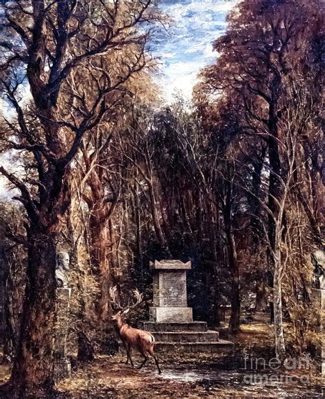 Cenotaph To The Memory Of Sir Joshua Reynolds By John Constable