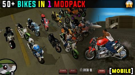 How To Install Bikes Mod In Gta San Andreas Mobile Youtube