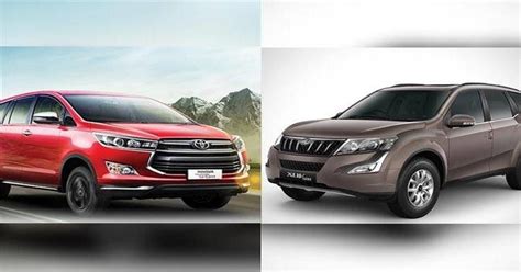 Toyota Innova Crysta Vs Mahindra Xuv 500 Which Is The Best Suv