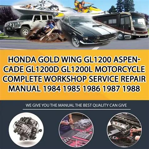 Honda Gold Wing Gl Aspencade Gl D Gl L Motorcycle Complete