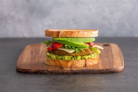 Double Avocado Veggie Burgers California Avocados