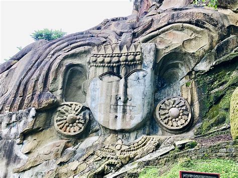 Mystical Sculptures Of Unakoti Unakoti Rock Carvings Agartala Tripura