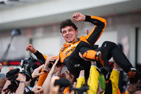 En Images Lando Norris F Te Sa Premi Re Victoire En F Autohebdo