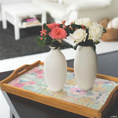Synchronized Floral Pink Peel & Stick Wallpaper | Oriental Trading