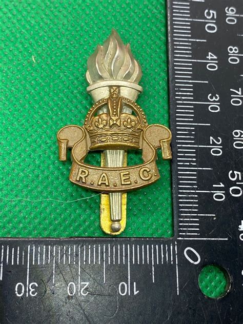 Original Ww1 Ww2 British Army Royal Army Education Corps Cap Badge For Sale The