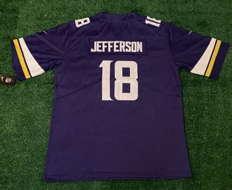 Justin Jefferson 18 Minnesota Vikings Nike Vapor Limited Jersey Men