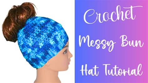 How To Crochet A Beautiful Messy Bun Hat Step By Step Guide Amys Diy Frugal Life