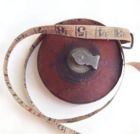 Vintage Lufkin Tape Measure 50 Ft Collectible Tool Metallic Etsy