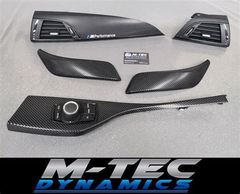 BMW F21 F22 INTERIOR TRIM SET - 4D CARBON / GLOSS BLACK ACCENT – M-Tec ...