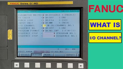 I O Channel Setting In Fanuc Youtube