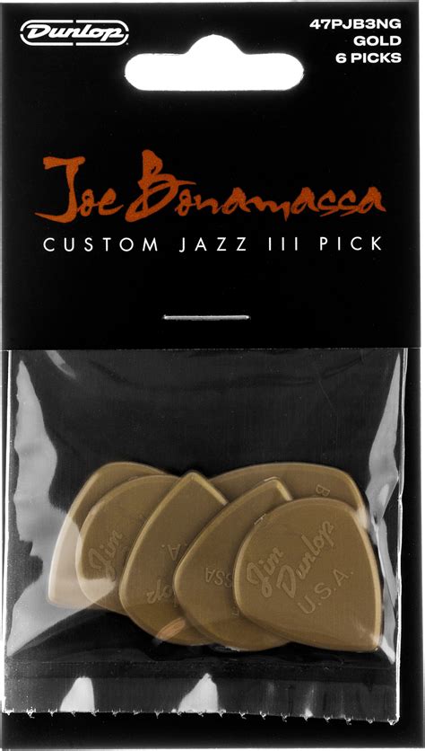 Dunlop Joe Bonamassa Custom Jazz Iii Guitar Pick Zzounds