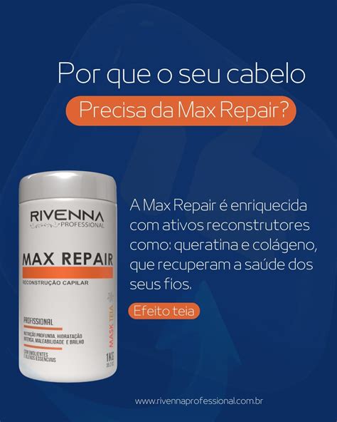 Max Repair Reconstru O Capilar Efeito Teia G Loja Rivenna